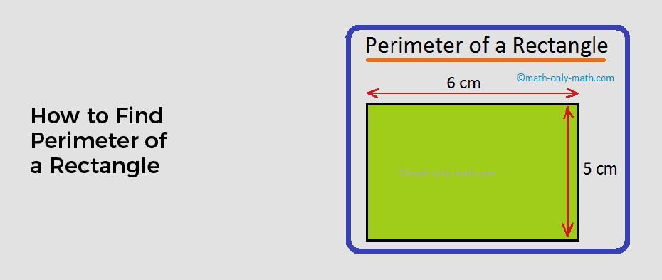 How to Find Perimeter of a Rectangle