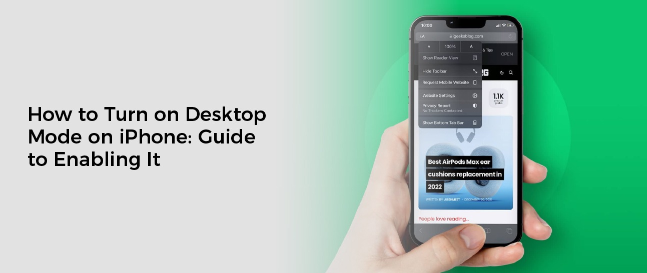 How to Turn on Desktop Mode on iPhone: Guide to Enabling It